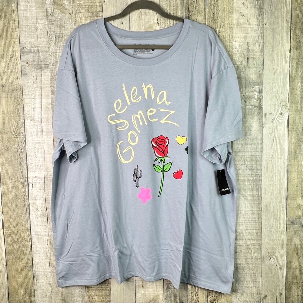 Torrid Size 3(3X)(22-24) Selena Gomez Icons Relaxed Fit T-Shirt Short Sleeves